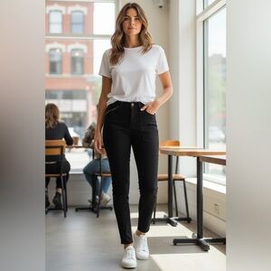 Etienne Marcel Classic Black Jeans for Women